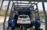 w66给利老牌FX-11-11十一刷隧道式电脑洗车机洗车作业视频